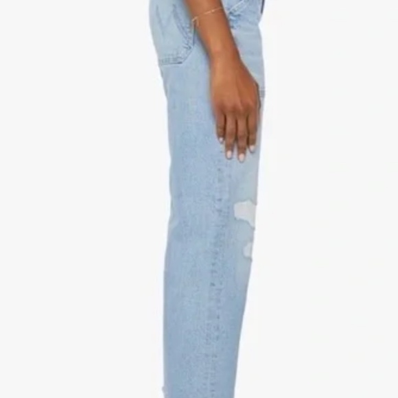 MOTHER The Patch Rambler Ankle Chew Relaxed Fit Wide Leg Jeans - Picture 3 of 16